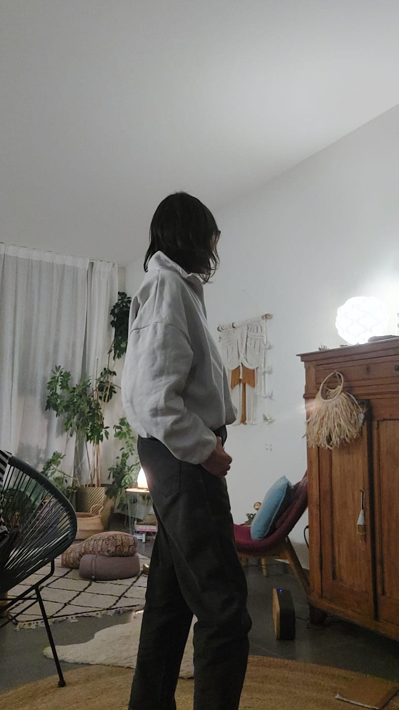 Customer photo review of Sweater Bea - Ivory