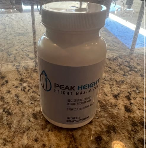 Customer photo review of Peak Height Growth Supplement #1 Grow Taller Height Pill