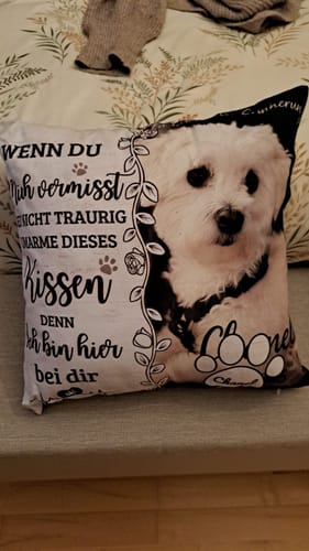 Customer photo review of Seelentröster - Individuelles Kissen