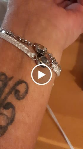 Customer photo review of Personalisiertes Fotoarmband