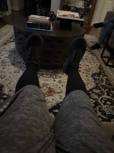 Customer photo review of Performance Eucalyptus Compression Socks