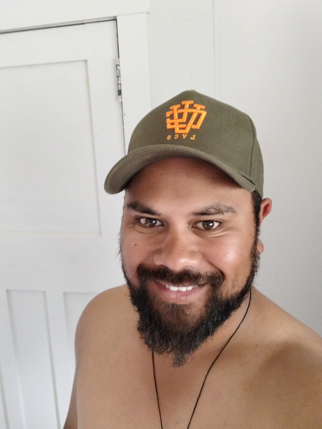 Customer photo review of LVCO "Khaki Blaze" A-Frame Snapback
