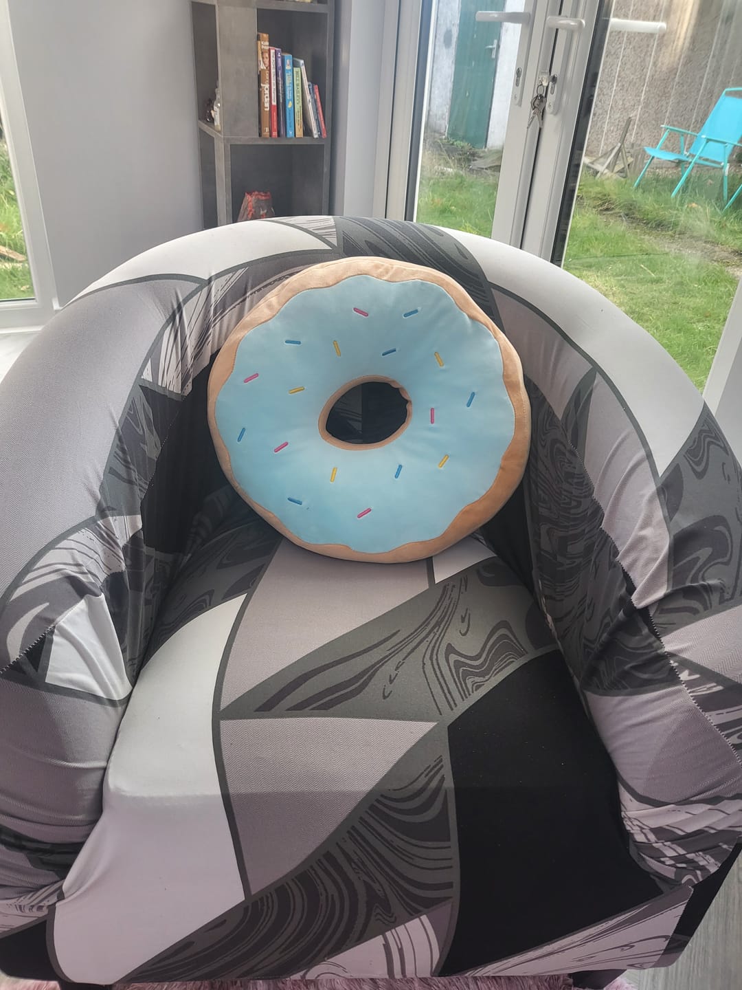 Customer photo review of Giant Donut and Marshmallow Pillows