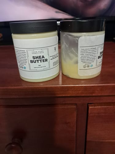 Customer photo review of Shea Butter- 100% Pure and Unrefined Ghanaian 8oz