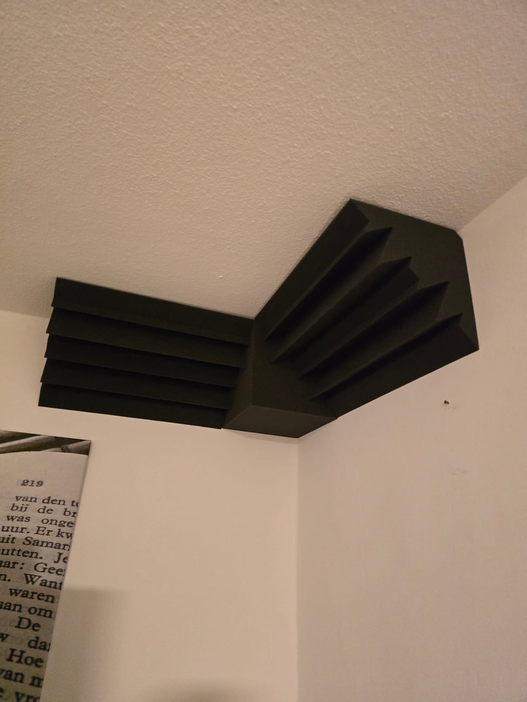 Customer photo review of Set Bass Traps 16 Stuks - Zware Uitvoering - 30x60cm