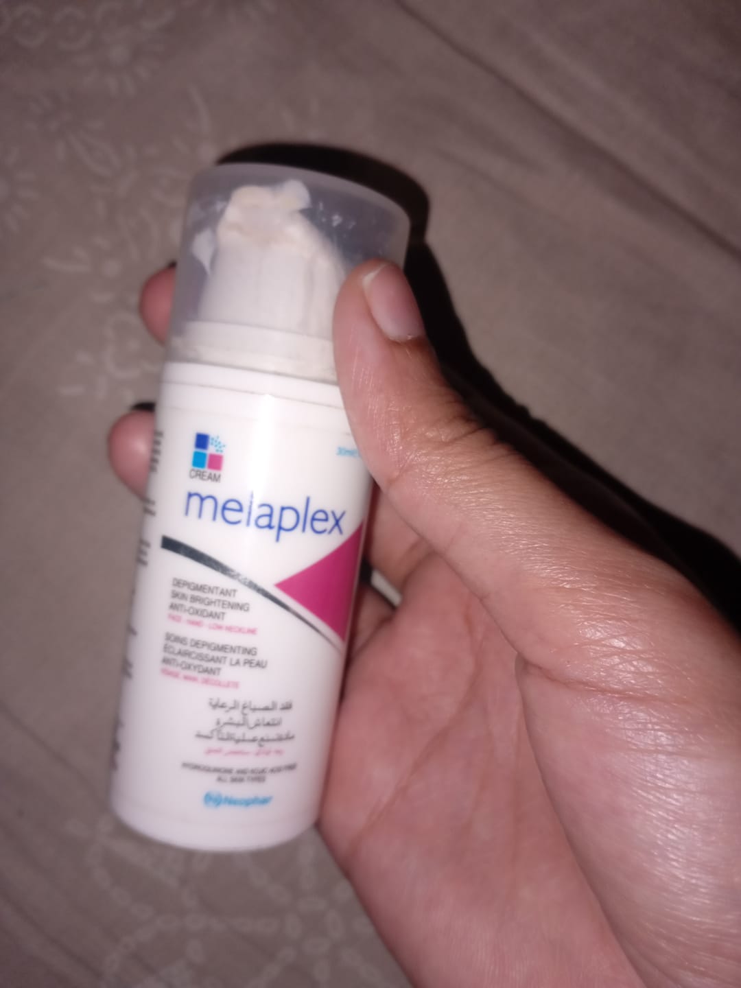 Customer photo review of Melaplex Cream