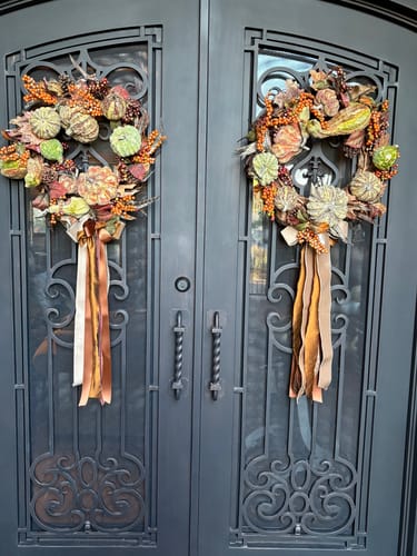 Customer photo review of Haven Harvest Wreath Ribbon