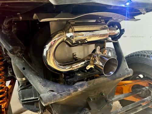 Customer photo review of RPM X3 Slip On Exhaust Sport Muffler Can-Am Maverick X3 Turbo R & RR 2017-2026