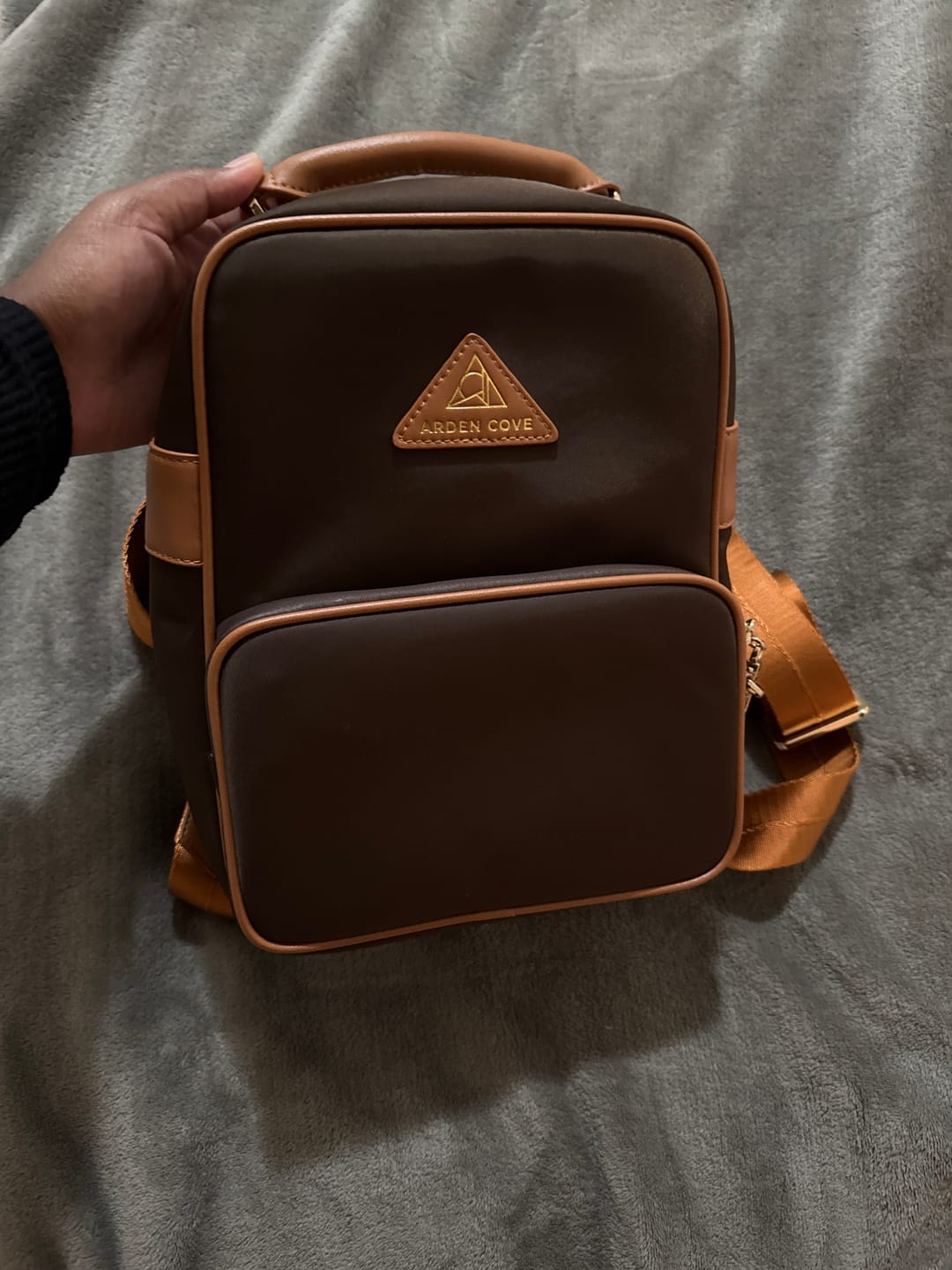 Customer photo review of Carmel Convertible Backpack and Crossbody