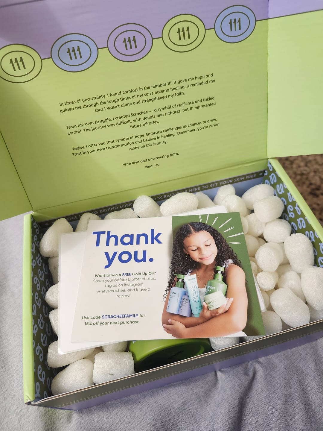 Customer photo review of Daily Comfort Bundle