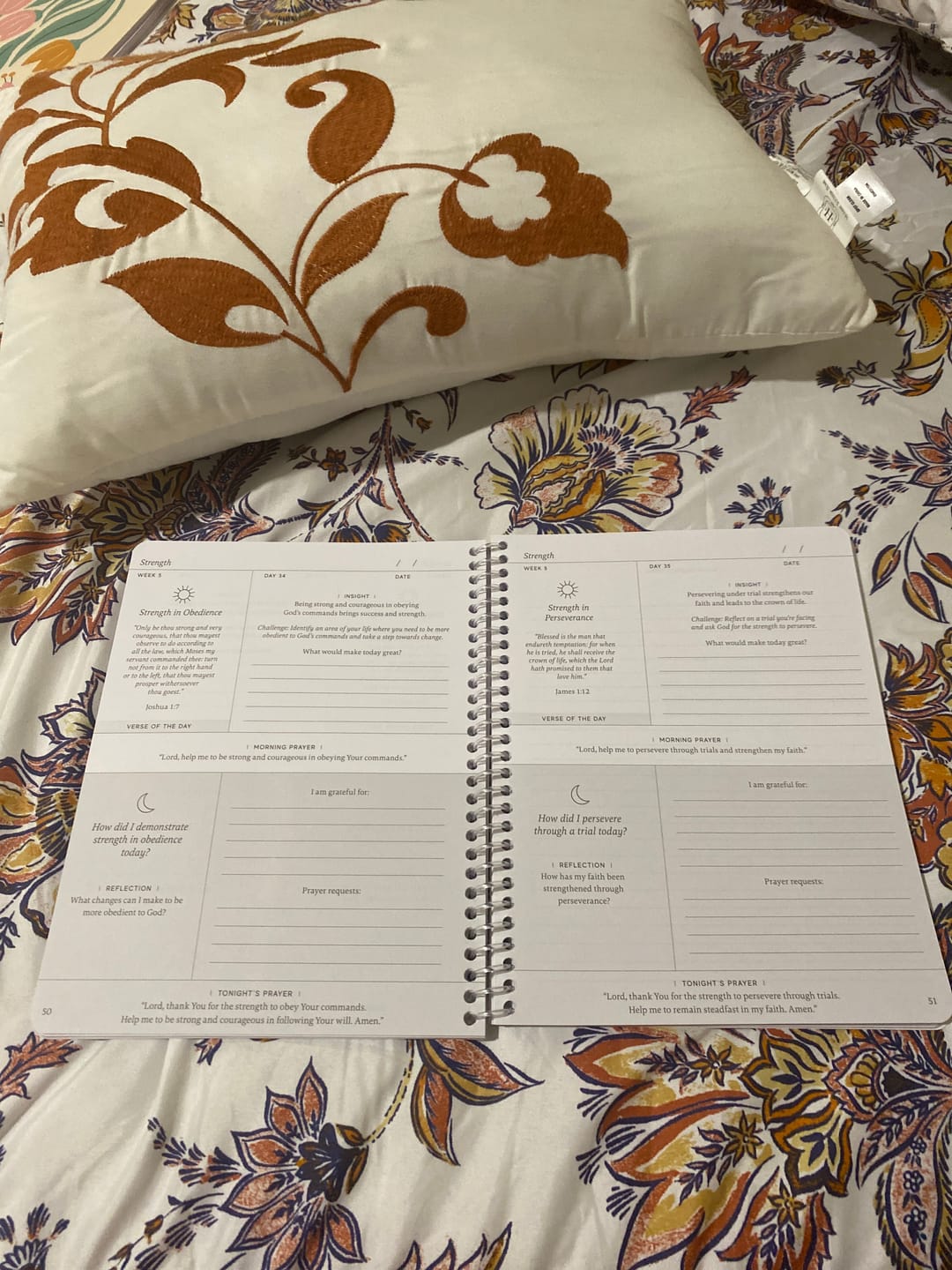 Customer photo review of Anchored In His Word: A 90 Day Devotional