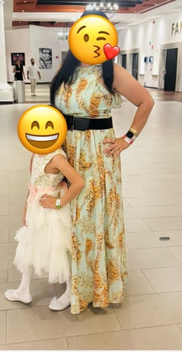 Customer photo review of VESTIDO MENTA