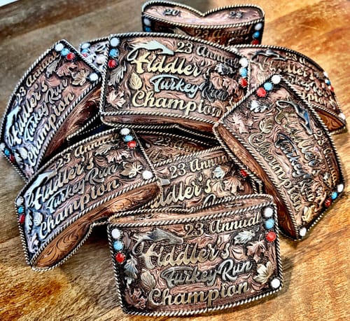 Customer photo review of Custom Belt Buckle Design