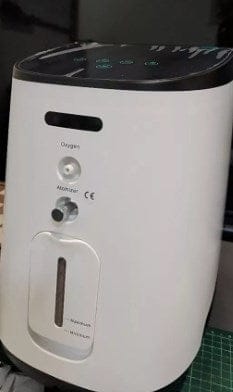 Customer photo review of VARON 1-8L/min Home Oxygen Concentrator VH-2 PRO