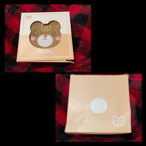 Customer photo review of MOCHA BEAR PLUSH BINDER - A7