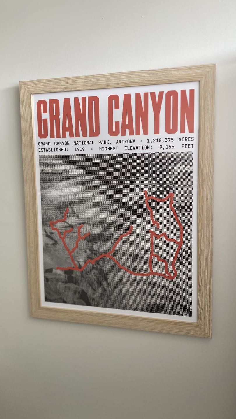 Customer photo review of Grand Canyon National Park Poster
