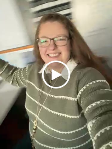 Customer video review of Stitched Stripes Accented Sweater