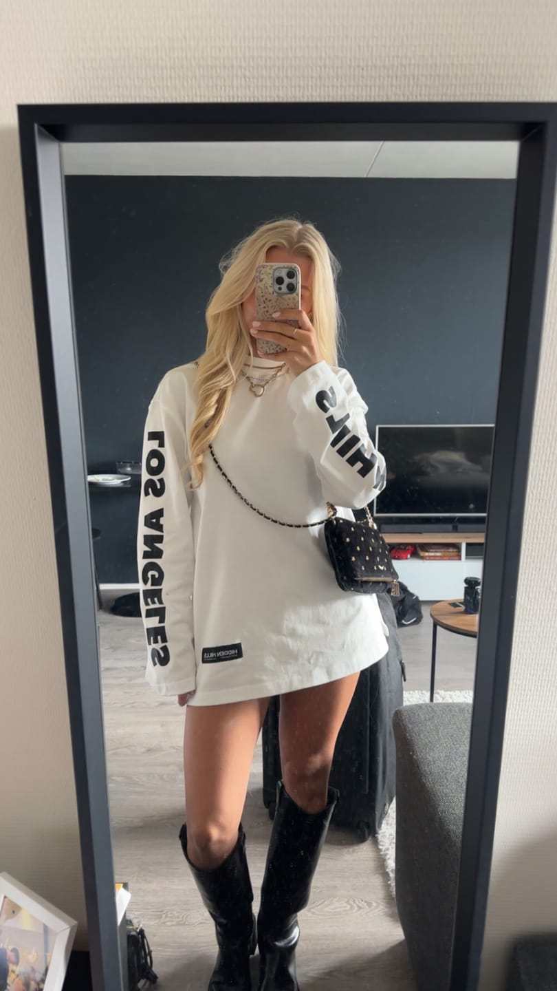 Kundenbewertung mit Foto von LONGSLEEVE T-SHIRT WHITE
