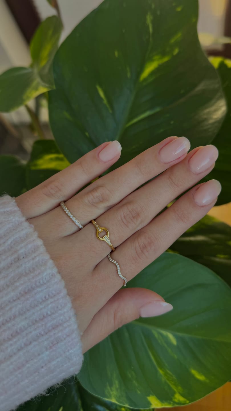 Customer photo review of Shine Ring | 18K vergoldet