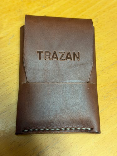 Customer photo review of Slimmad plånbok i äkta läder