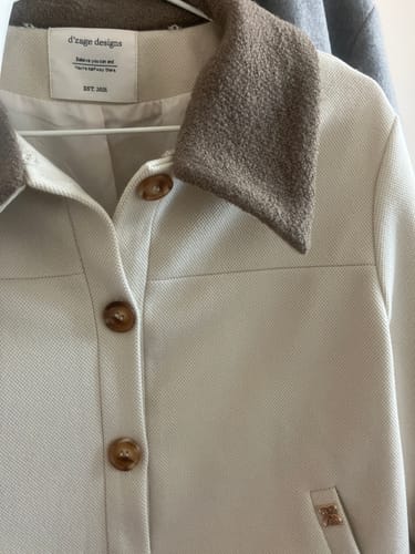 Customer photo review of Koda Detachable Fluffy Collar Jacket