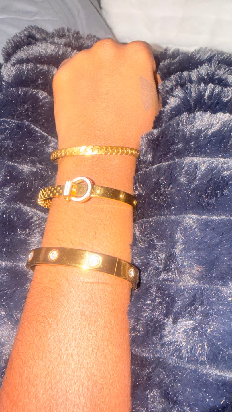 Customer photo review of Mariah Bracelet Stack