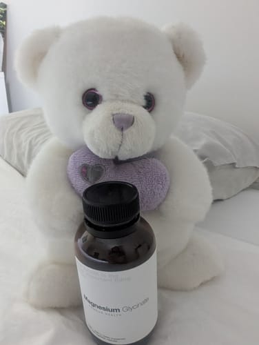 Customer photo review of Magnesium Glycinate (Pure & Unbuffered) - 110 Capsules