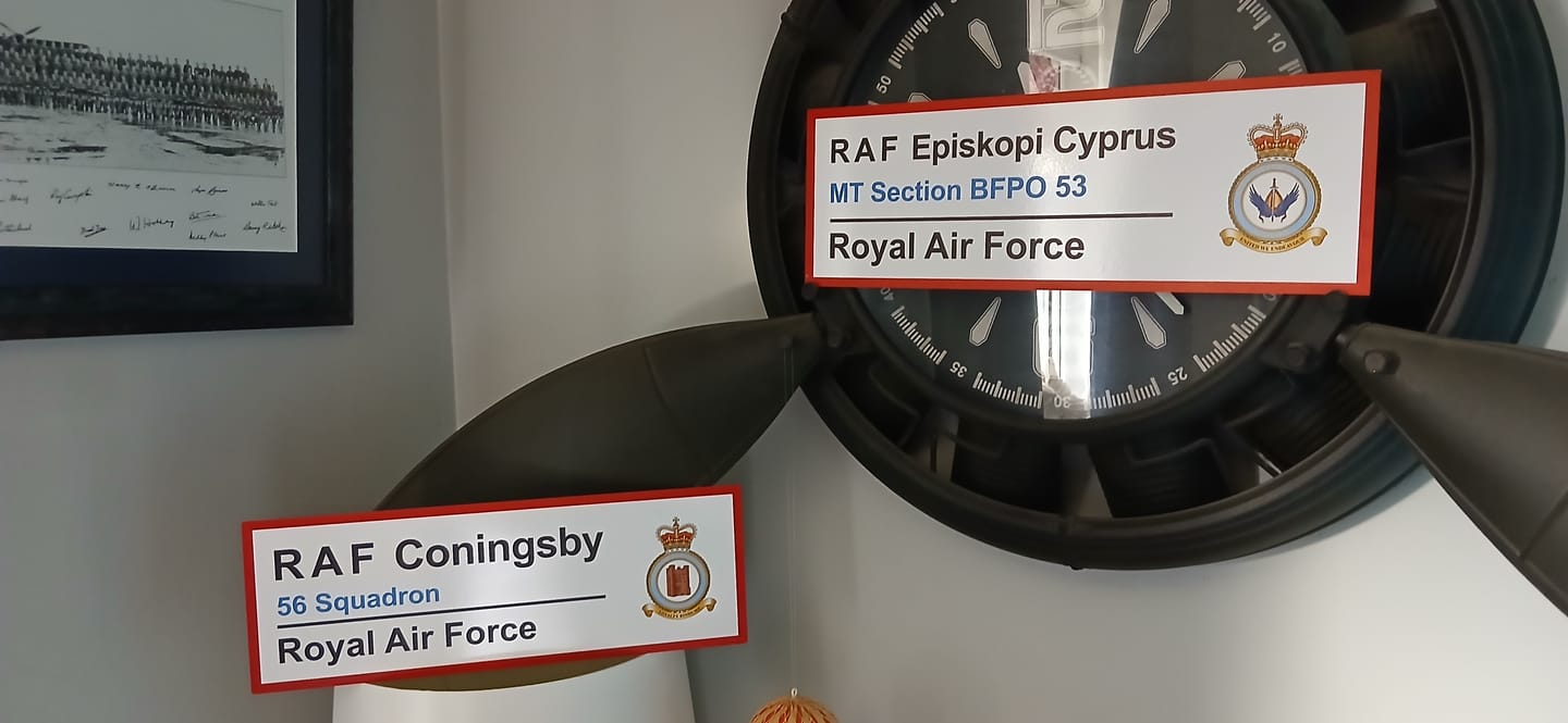 Customer photo review of RAF Station Wall Sign