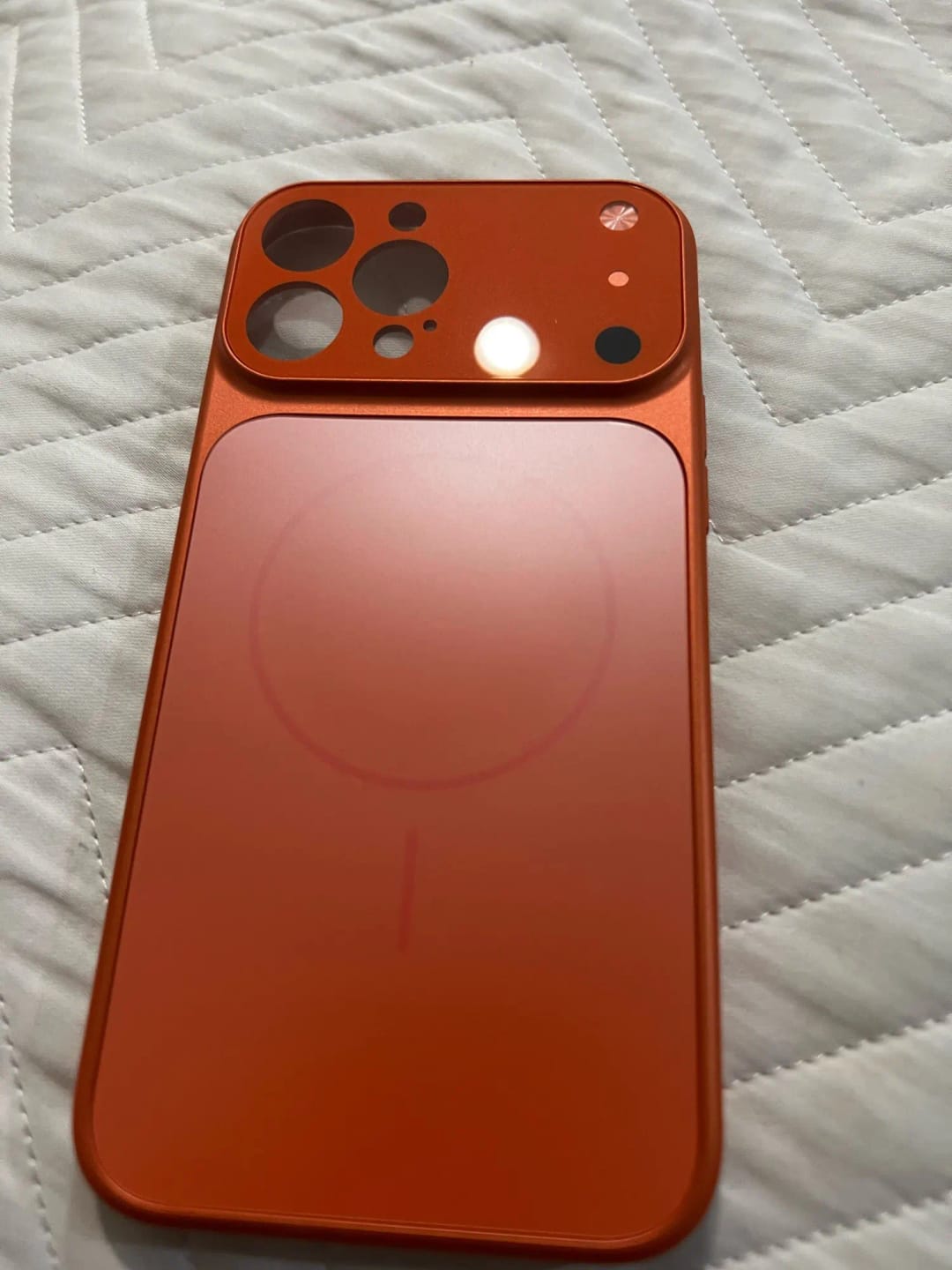 Customer photo review of Original Glass Nano Matte Case For iPhone 17 Air 16 15 14 13 Pro Max 17Pro Magnetic For Magsafe Wireless Charging Armor Funda