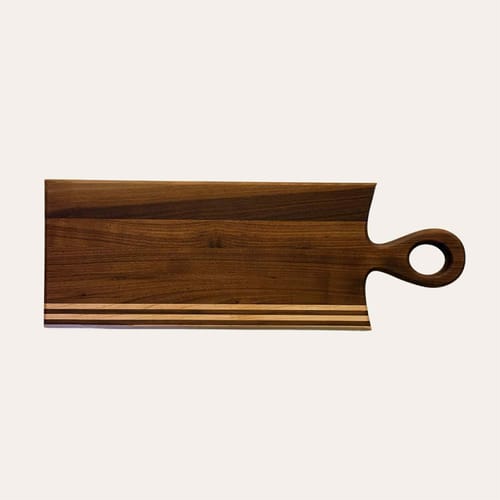 Customer photo review of Flared Oval Handle Acrylic Router Template
