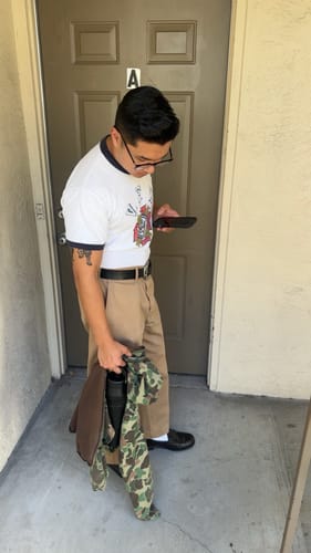 Customer photo review of Lot 834 WWII USN HBT Trousers