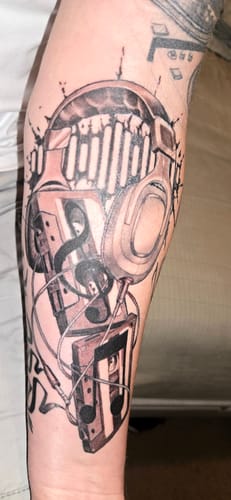 Customer photo review of Painless Tattoo Numbing Cream