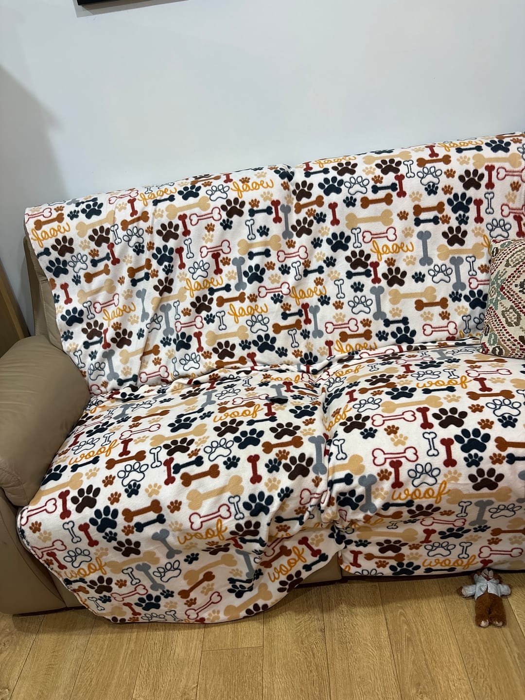 Customer photo review of Playful Paws Anti Pill Polar Fleece Fabric