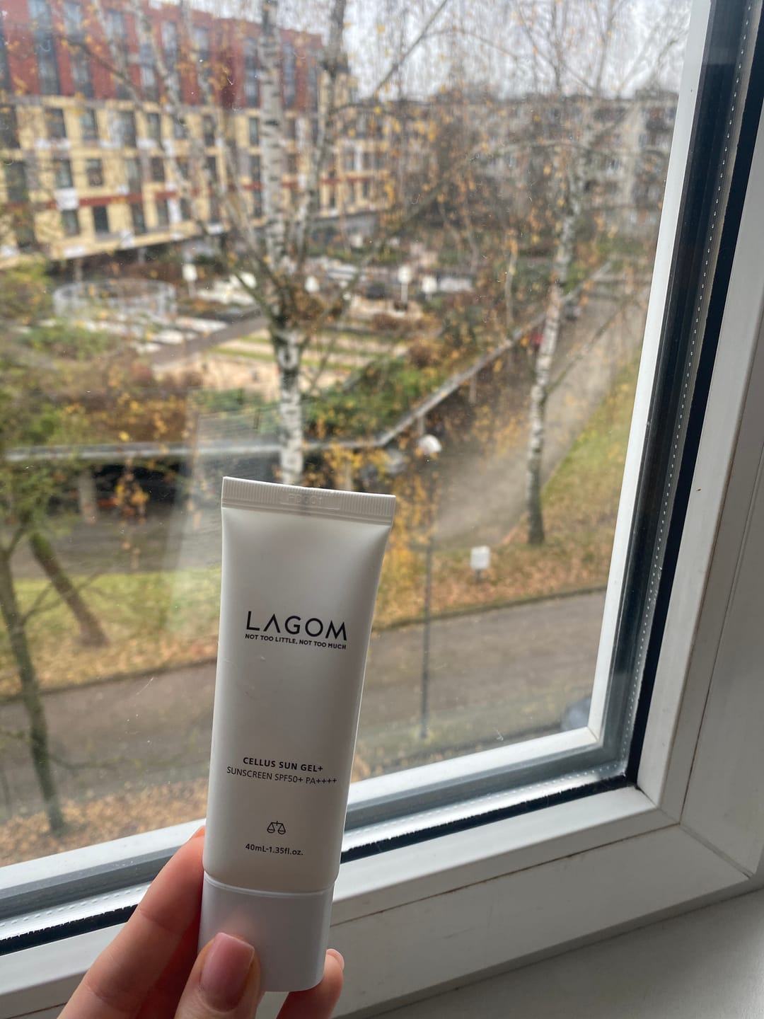 Customer photo review of Mitrinošs saules aizsarggels Lagom Cellus Sun Gel+ SPF50+ PA++++