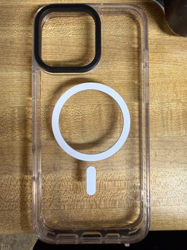 Customer photo review of Clear iPhone Case (Shell Only)