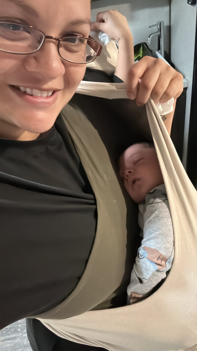 Customer photo review of Mama's Bonding Comforter