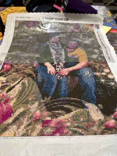 Customer photo review of Broderie Diamant Club™ Kit Personnalisé
