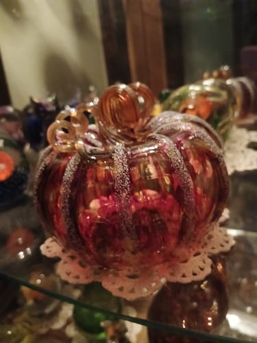 Customer photo review of Apple Cider Doughnut Squat Pumpkin