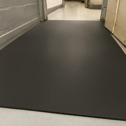 Customer photo review of 6mm Rubber Sheet Matting Durable, Slip-Resistant, Easy to Clean for Commercial & Industrial Use Versatile Flooring Solution - Linear Metre