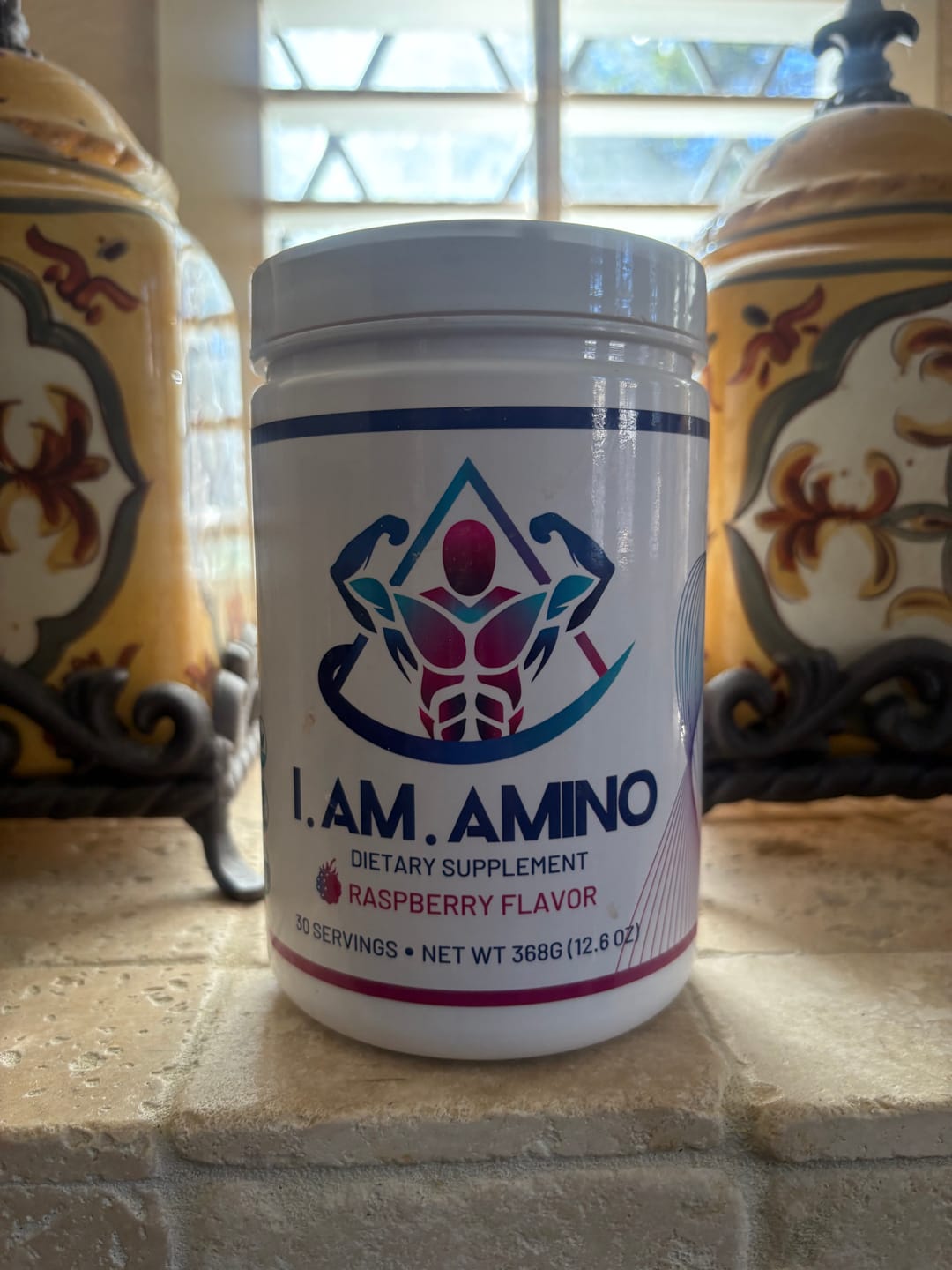 Customer photo review of I.AM.AMINO Raspberry 3-Jar