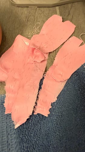 Customer photo review of Hard Wax Samples