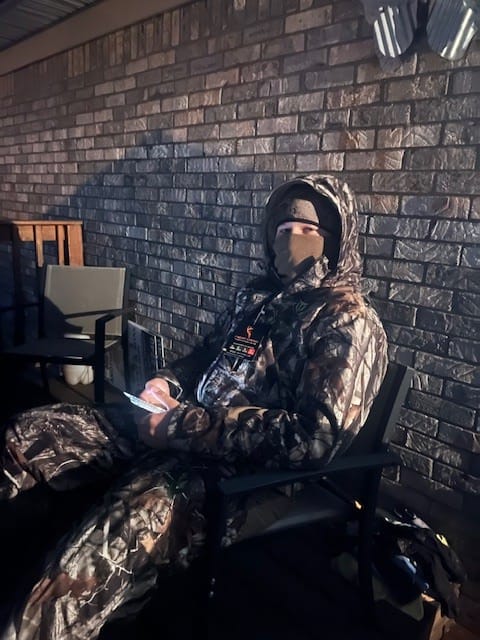 Customer photo review of Altus Whitetail Ultra Silent Hunting Suit Men's Water Resistant Hunting Clothes
