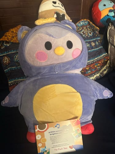 Customer photo review of Purple Plushie: Where Soft Self-Care Begins