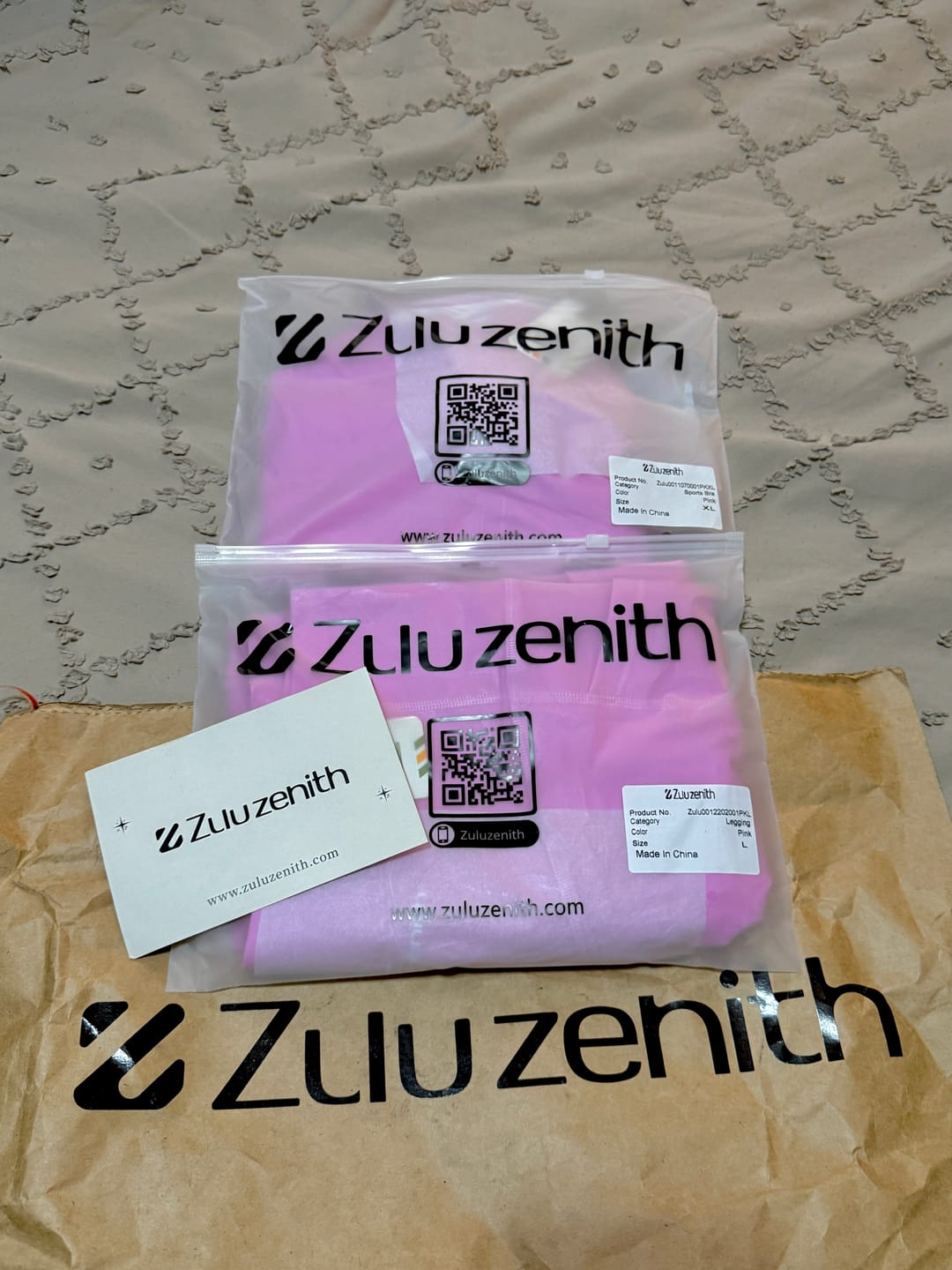 Customer photo review of U-shaped Cut Energy Longline Sports Bra