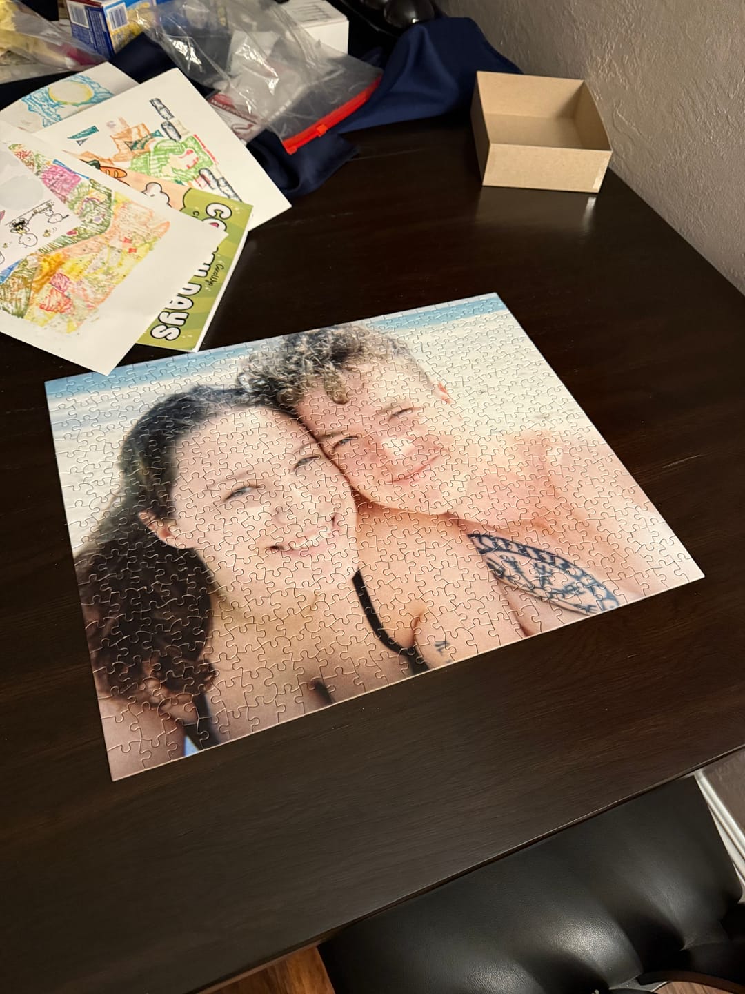 Customer photo review of Custom jigsaw puzzle