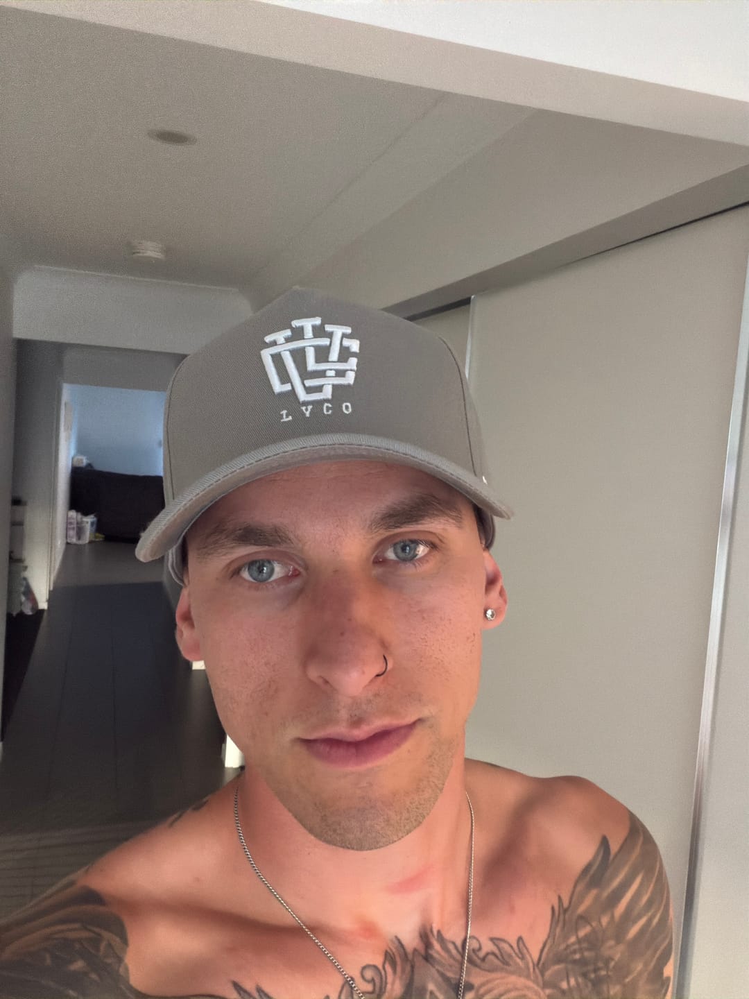 Customer photo review of LVCO "Grey" A-Frame LVCO Snapback