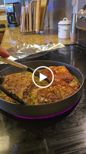 Customer video review of Sierra’s 12” Searing Grill Pan free girll pan cookbook