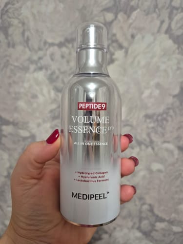 Customer photo review of Skābekļa liftinga esence ar peptīdiem Medi-Peel Peptide 9 Volume All In One Essence PRO