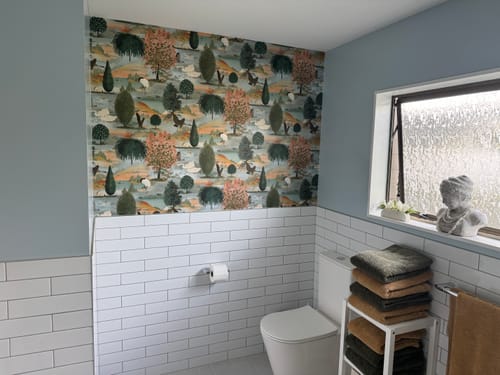 Customer photo review of Tundra - Scenic Landscape Wallpaper - Neutral - Discontinuing