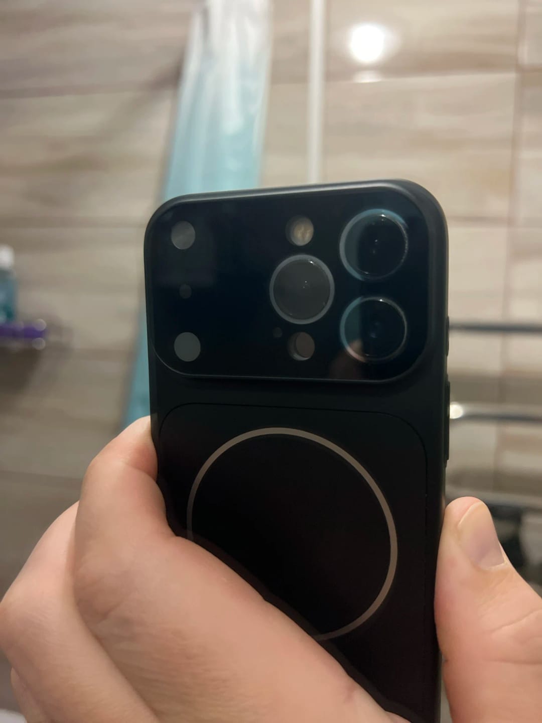 Customer photo review of Original Glass Nano Matte Case For iPhone 17 Air 16 15 14 13 Pro Max 17Pro Magnetic For Magsafe Wireless Charging Armor Funda